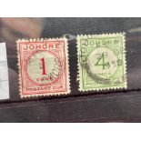 MALAYA, JOHORE D1/2 (1938). Scarce Dues, fine used. Cat £90