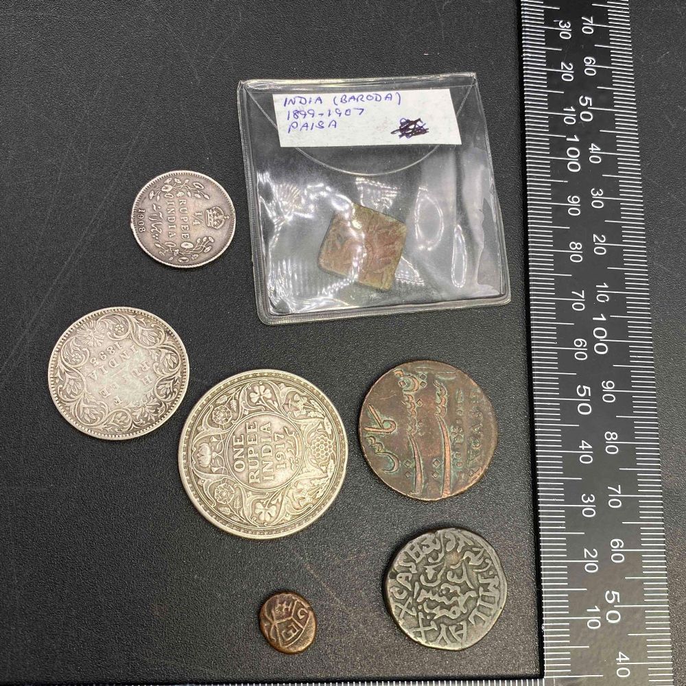 Seven early Indian coins - Image 4 of 4
