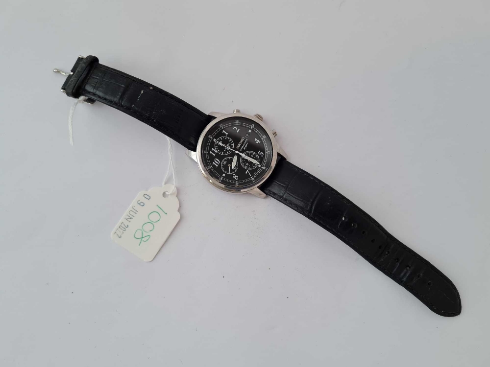 A Seiko chronograph 100 m - Bild 2 aus 2