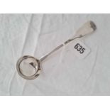 A William IV sauce ladle with rat tail bowl – Dublin 1834 by CC