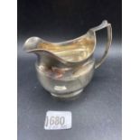 George III cream jug on rimmed foot. London 1810. 95gms