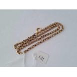 A fancy neck chain 9ct – 10.2 gms 14 inch