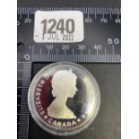 1985 Canada silver proof $1 BISON in capsule