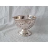 Small embossed bowl. 3” diameter. Chester 1904. 80gms