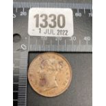 Halfpenny 1853 Good Condition