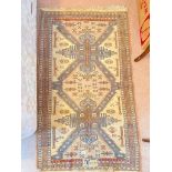 Another oriental rug with centre medallion, 32" x 48"