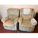 Two recliner chairs