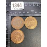 1901 1936 and 1937 Pennies High Grades with Lustre