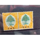 SOUTH WEST AFRICA SG63 (1927). 6d horizontal pair, fine used. Cat £30