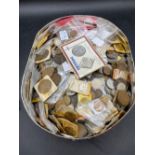 Tin of world coins 7KG