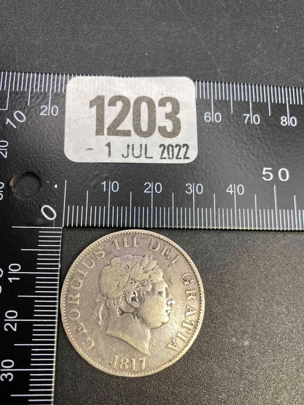 1817 Small head Halfcrown