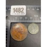1831 Penny & 1821 farthing