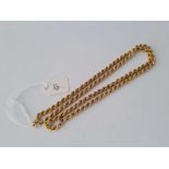 A gold rope twist neck chain AF 9ct 20 inch – 6.1 gms