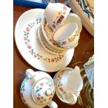 Wedgwood India Rose Part teaset