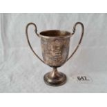 A military challenge cup won in 1932 – 4” high – 90 g.