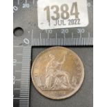 1881 penny ext fine