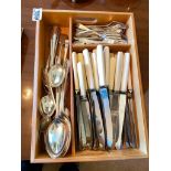 Another cutlery tray similar with knives, cake forks etc