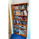 Open bookcase. 35" wide, 6'6" high