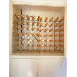 Three wine racks