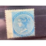 JAMAICA 1840 1d pale blue fine mint SG1. Pineapple wmk Cat £75