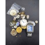 A bag of assorted watch movements