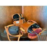 Hanimex Binoculars and pair of Rugby binocuars with cases