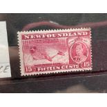 NEWFOUNDLAND SG263d (1937). 15c Perf 13 issue. Cat £75