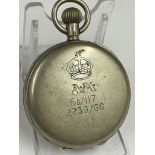 Vintage military RAF air ministry pocket watch stopwatch