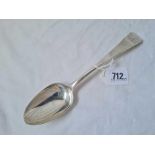 An early George III heavy table spoon, London 1779 by TN, 96g