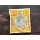 BERMUDA SG120a (1938). 12sh6d value. V fine used. Cat £75