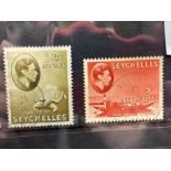 SEYCHELLES SG148a/149a (1942). Top 2 set values on ordinary paper. Fine used. Cat £98