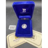 1979 silver proof Isle of Man £1 cased