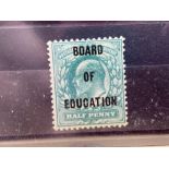 GB 1902 Ed7 'Board of Ed' 1/2d fine mint SG 083 Cat £180 Scarce stamp