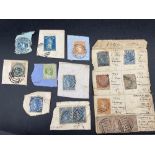 Antique Victorian Australian stamps x16
