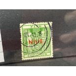 NIUE SG80 (1941). 5sh Postal Fiscal. Fine used . Apparently wmk 43 with 1943 date stamp.(postal