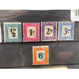 SOUTH AFRICA D34-38 (1948-49) Set of 5 fine used Cat £55