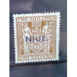 NIUE SG 79 (1941) 2sh6d Wmk 43 Mint Cat £110