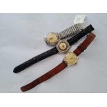 Three vintage Ingersoll gents wrist watch