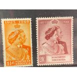 NIORTHERN RHODESIA SG 48-49 (1948) Scarce SW pair Mint Cat £120