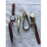 Four ladies wrist watches including two ZENITH
