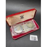 1966 Jersey two proof crown sets