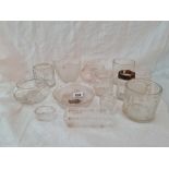 A qty of glass jars, liners etc