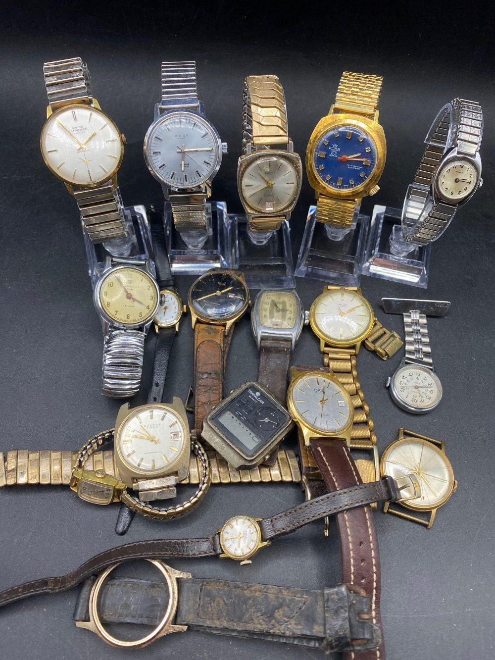 A bag of assorted wrist watches