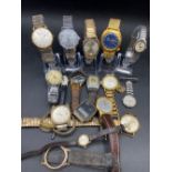 A bag of assorted wrist watches