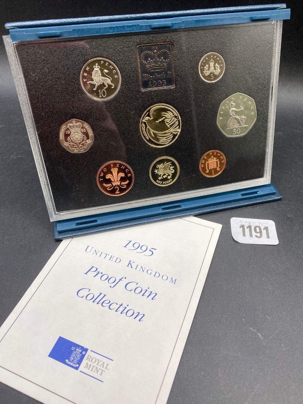 1995 UK proof coin set boxed