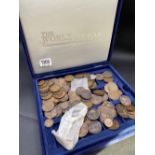 Box of coins Edward VII pennies