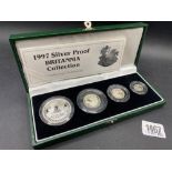 Boxed 1997 Brittania proof 4 coin set