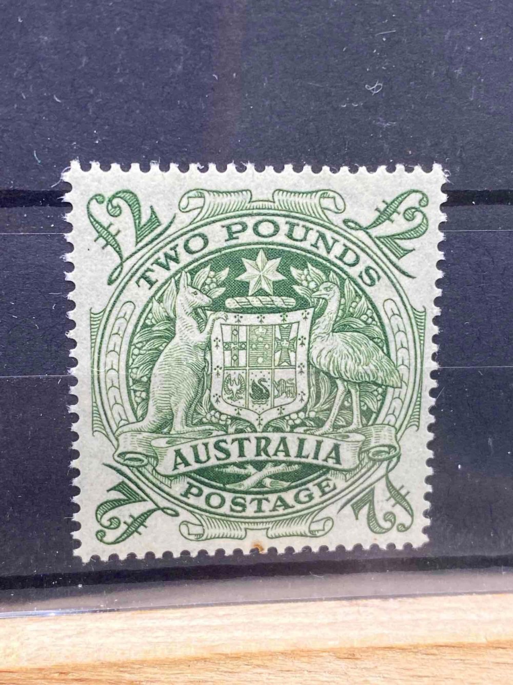 AUSTRALIA 1948 Arms £2- u/mint SG 224d Cat £85