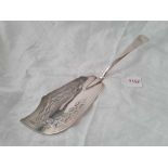 George 3rd Fish Slice, with pierced blade. London 1817, by WB – 132 g