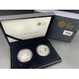 Henry VIII and Marry boxed silver proof £5 coins
